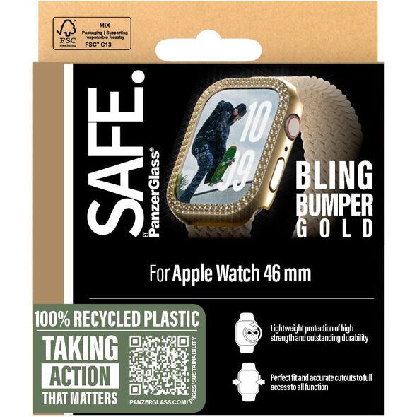 ΠΡΟΣΤΑΤΕΥΤΙΚΟ Bling Bumper Χρυσό Apple Watch 10/46mm