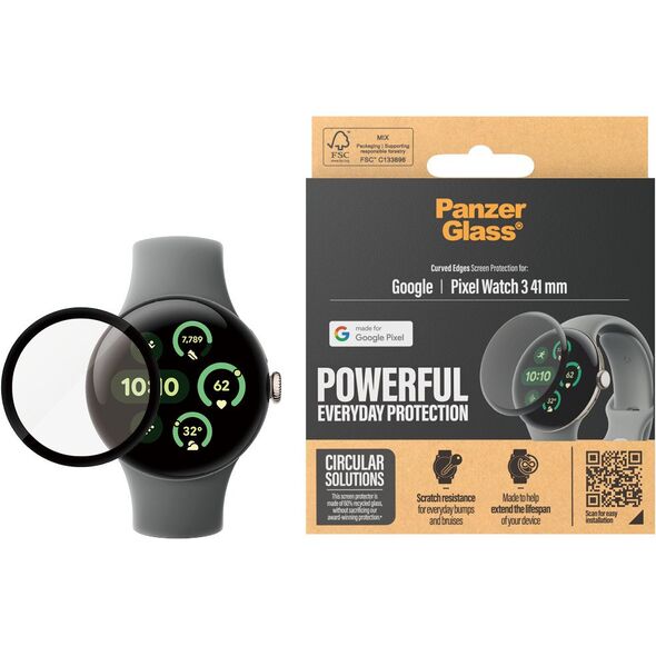 Προστατευτικό Οθόνης PanzerGlass Google Pixel Watch 3 (41mm)