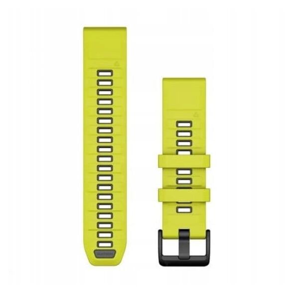 Ανταλλακτικό λουράκι Garmin QuickFit 22mm Σιλικόνη Amp Κίτρινο/Γραφίτης