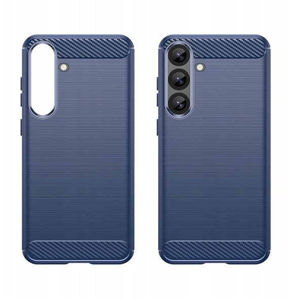 Θήκη σιλικόνης Carbon Case για Samsung Galaxy S25+ - μπλε