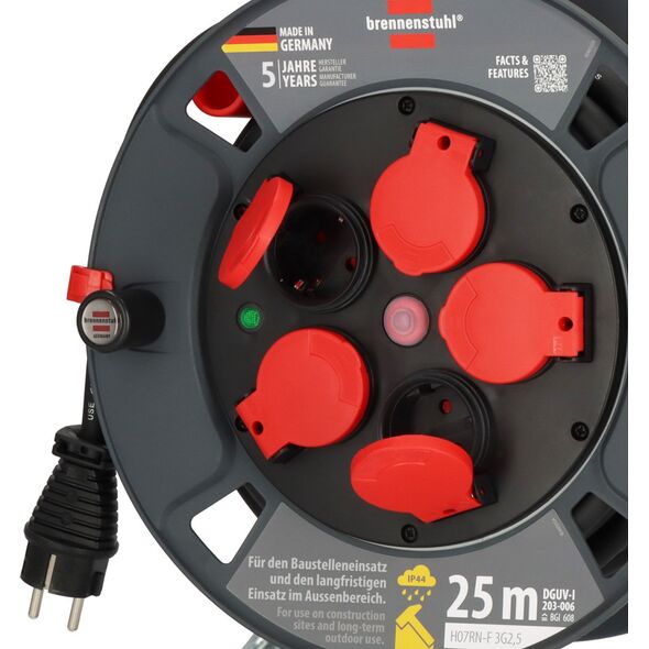 ΚΑΛΩΔΙΟΤΥΛΙΓΜΑ 9232250100 IP44 25M 3X2.5 RN