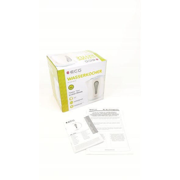 Ηλεκτρικός, πλαστικός βραστήρας ECG RK 1022, μπλε, 1 λίτρο