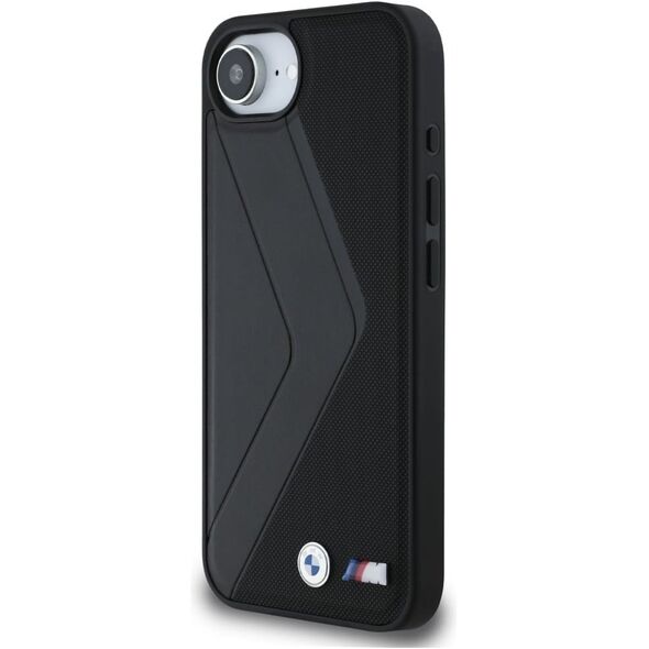 Θήκη BMW Oversized Stripes MagSafe για iPhone 16e μαύρο