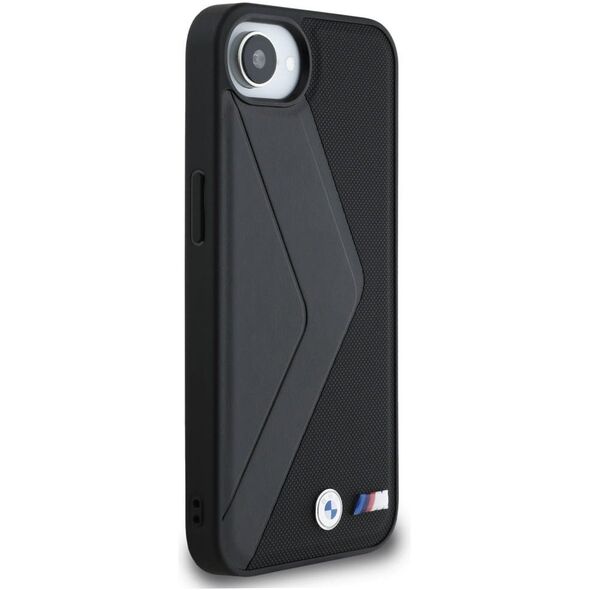 Θήκη BMW Oversized Stripes MagSafe για iPhone 16e μαύρο