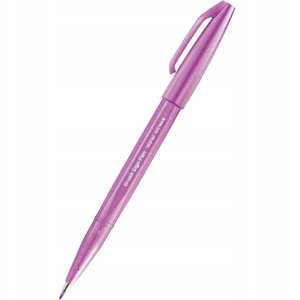 Πινέλο Pentel Brush Sign Pen SES15C μωβ