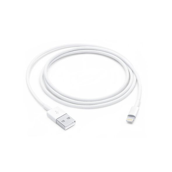 Apple USB-A to Lightning Cable White 1m (MUQW3ZM/A) (APPMUQW3ZM-A) έως 12 άτοκες Δόσεις