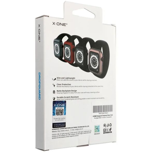Θήκη X-ONE Dropguard - για Apple Watch σειρά 10 42mm διαφανής