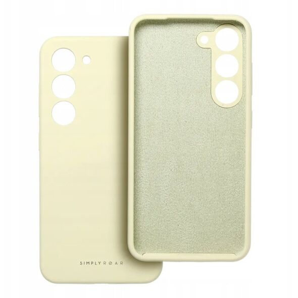 ROAR θήκη CLOUD SKIN για SAMSUNG S25 Plus 5G Ανοιχτό κίτρινο