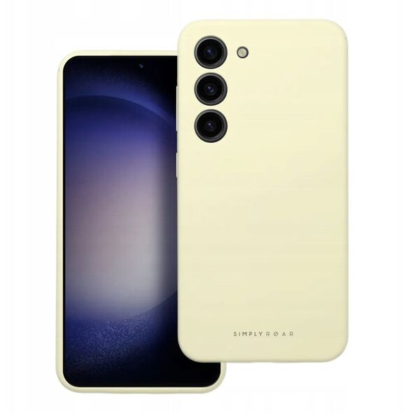 ROAR θήκη CLOUD SKIN για SAMSUNG S25 Plus 5G Ανοιχτό κίτρινο