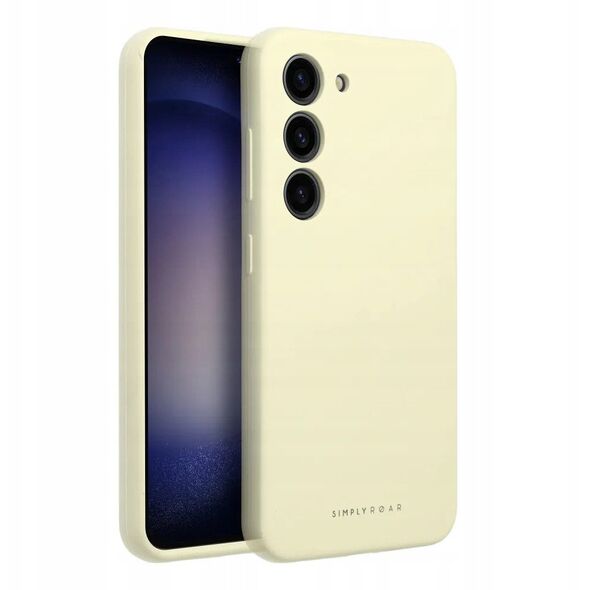 ROAR θήκη CLOUD SKIN για SAMSUNG S25 Plus 5G Ανοιχτό κίτρινο