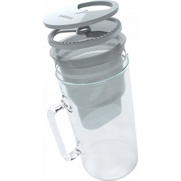 Dzbanek filtrujący Wessper Aquamax Crystalline szary + 1 wkład