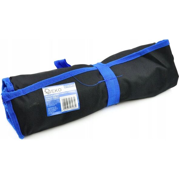 Geko Zestaw kluczy płasko-oczkowych z grzechotką 12szt. 8-19mm (10)