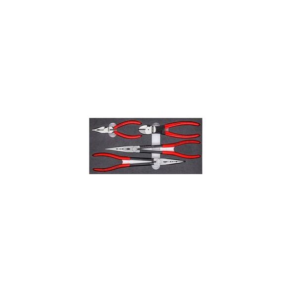 Knipex Zestaw szczypiec KFZ red-black (002001V16)
