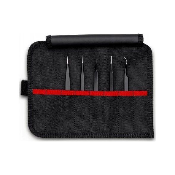 Knipex KNIPEX Universal Tweezer Set, ESD 5pcs