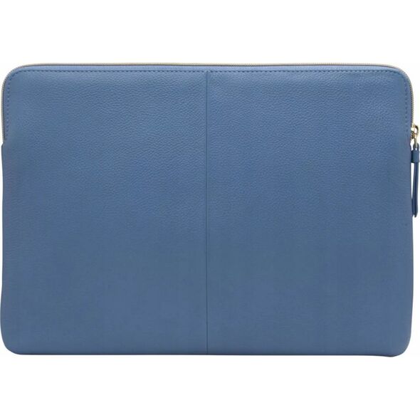 Torba dbramante Paris - Pebbled full-grain leather sleeve for Laptop 15''/MacBook Pro 16" 2019 - Ultra-marine Blue