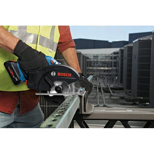 Bosch Bosch cordless metal circular saw GKM 18V-50 Professional solo, hand-held circular saw (blue/black, without battery and charger, in L-BOXX)