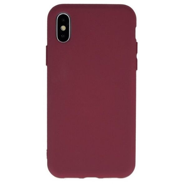 Θήκη Σιλικόνης Mocco για Apple iPhone 12 Pro Max Μπορντό