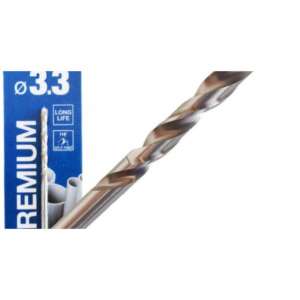 SPECIALIST+ μεταλλικό τρυπάνι PREMIUM, 1 mm, 3 τεμ.