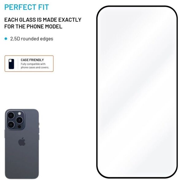 Προστατευτικό Οθόνης Fixed | Xiaomi | Redmi Note 14 4G/5G | Σκληρυμένο Γυαλί | Μαύρο | Πλήρης Κάλυψη 2.5D