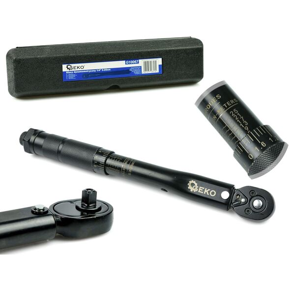 Δυναμόκλειδο 1/4" 5-25nm Black HD (20)