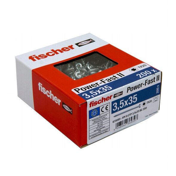 Κατσαβίδια Fischer FPF II CTF 3.5x35 200 τεμ.