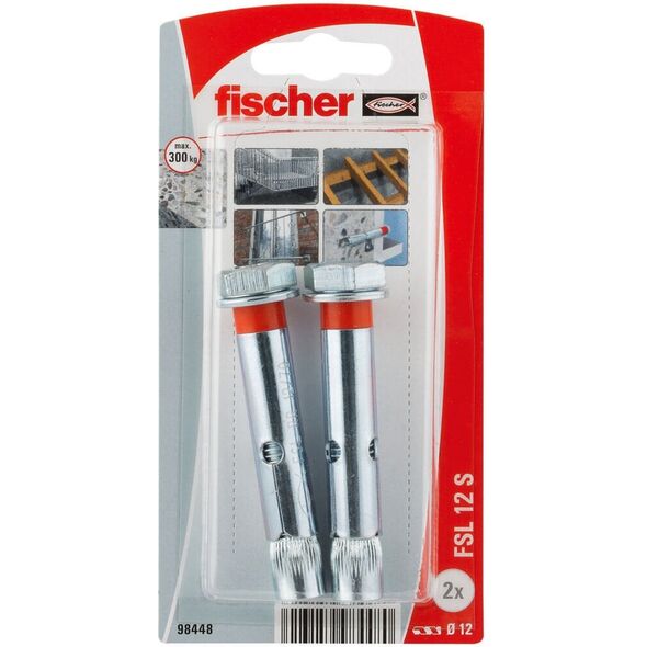 Άγκιστρο Fischer με βίδα FSL 12 S 2 τεμ.