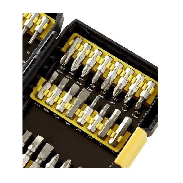 Σετ μύτες κατσαβιδιού PROBUILDER, ατσάλι S2, 37 τεμ.