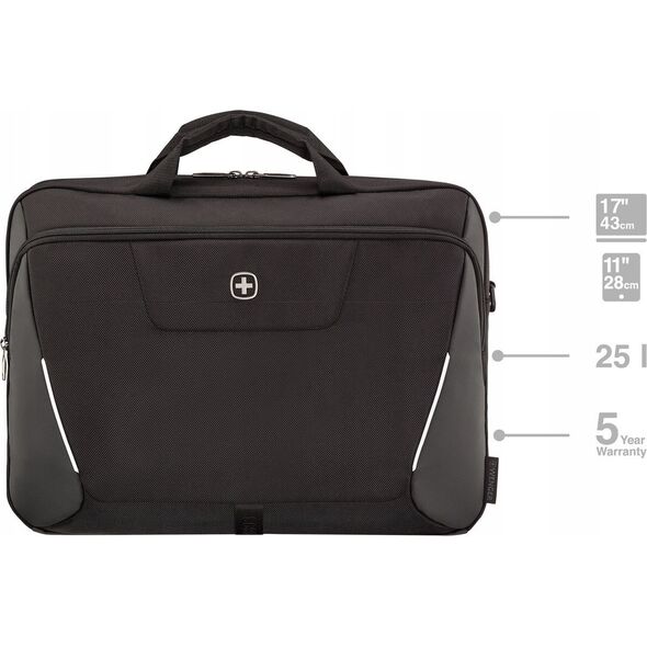 WENGER XE Brief 17 43,18cm 17Zoll Laptop Briefcase with Tablet Pocket Black