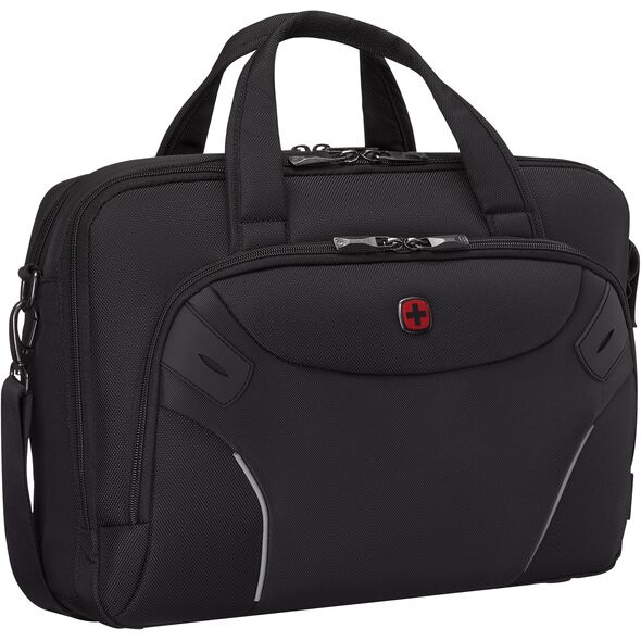 WENGER Cosmic Χαρτοφύλακας 35,56cm 14Ίντσες - 40,64cm 16Ίντσες Χαρτοφύλακας για Laptop με Θήκη για Tablet Μαύρο