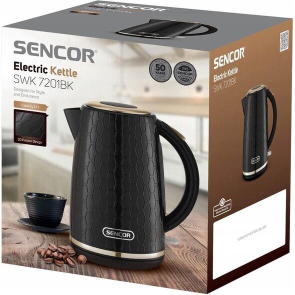 Ηλεκτρικός, πλαστικός βραστήρας SENCOR SWK 7201BK, 1.7 l