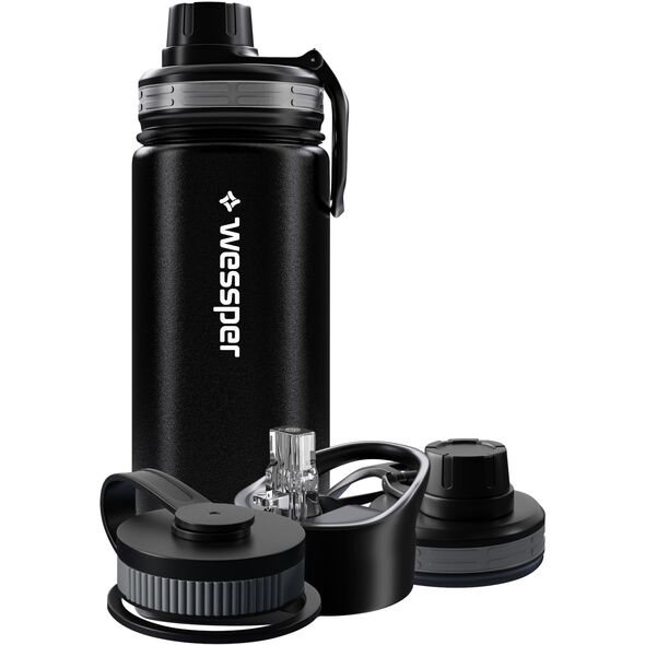 Butelka termiczna Wessper ActiveMax Steeline 500ml (WES266-BK-500)