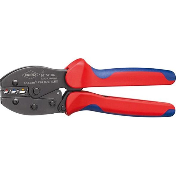 Knipex Szczypce do zagniatania tulejek 0,55-6mm, PreciForce, 97 52 37, KNIPEX