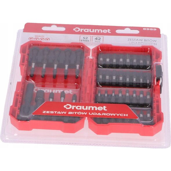 DRAUMET Twisting bit set "Draumet" 42 pcs.