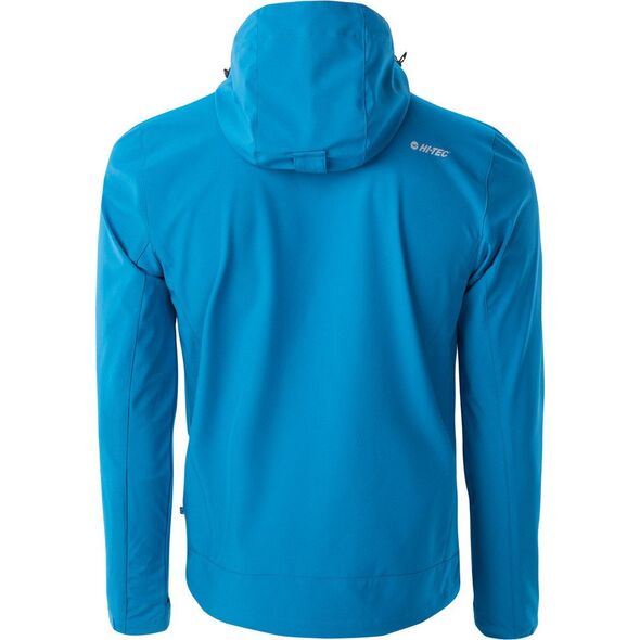 Męska kurtka przejściowa softshell membrana 10000mm Nikos II niebieska rozmiar L
