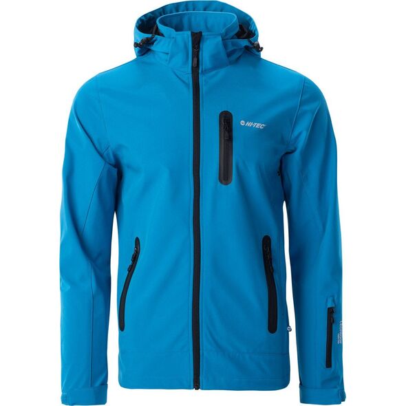 Męska kurtka przejściowa softshell membrana 10000mm Nikos II niebieska rozmiar XL