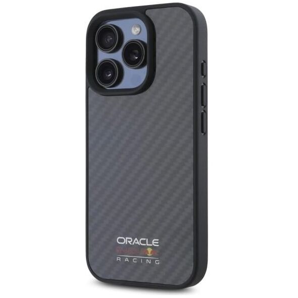 Red Bull RBHMP16L24CFILSK iPhone 16 Pro  6.3" hardcase czarny/black Carbon Fiber Shiny Logo MagSafe