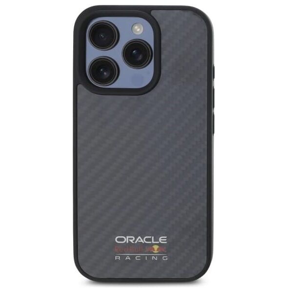 Red Bull RBHMP16L24CFILSK iPhone 16 Pro  6.3" hardcase czarny/black Carbon Fiber Shiny Logo MagSafe