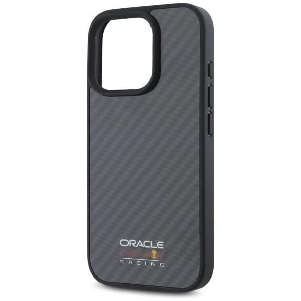 Red Bull RBHMP16L24CFILSK iPhone 16 Pro  6.3" hardcase czarny/black Carbon Fiber Shiny Logo MagSafe