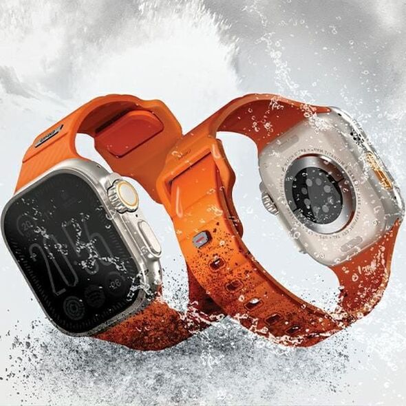 UNIQ pasek Stride Apple Watch Series1/2/3/4/5/6/7/8/9/SE/SE2 38/40/41mm FKM Rubber Strap miętowy/iceplant green