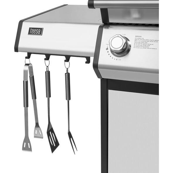 Teesa BBQ 5006 MASTER grill gazowy - 5 palników- miejsce na butlę