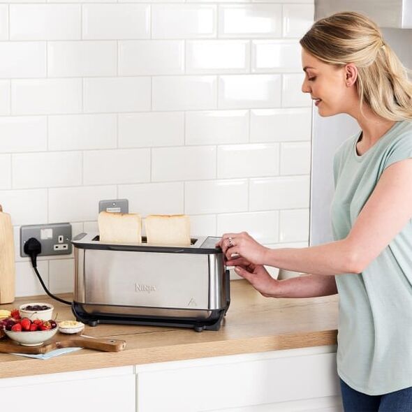 Ninja ST202EU toster 7 2 kaw. 2400 W Srebrny
