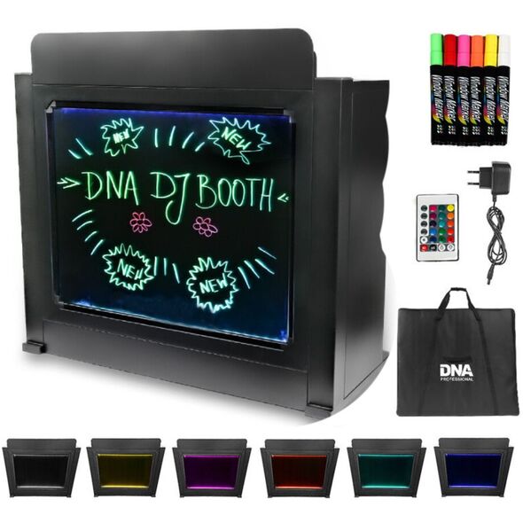 DJ BOOTH με φωτιζόμενο πίνακα DNA DJ BOOTH BK