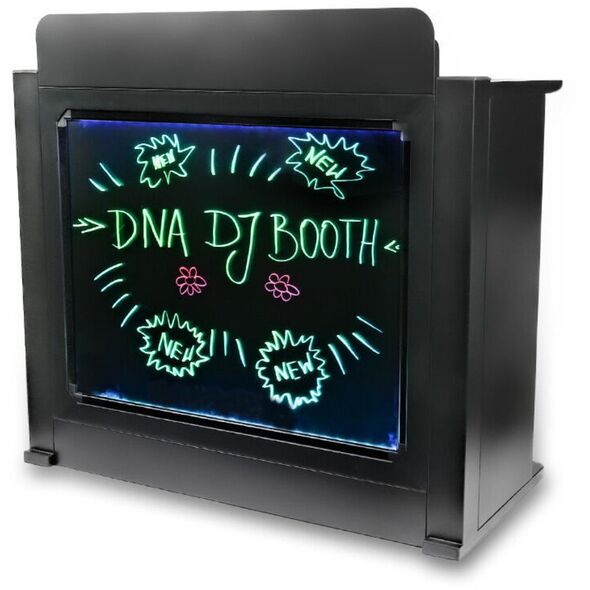 DJ BOOTH με φωτιζόμενο πίνακα DNA DJ BOOTH BK