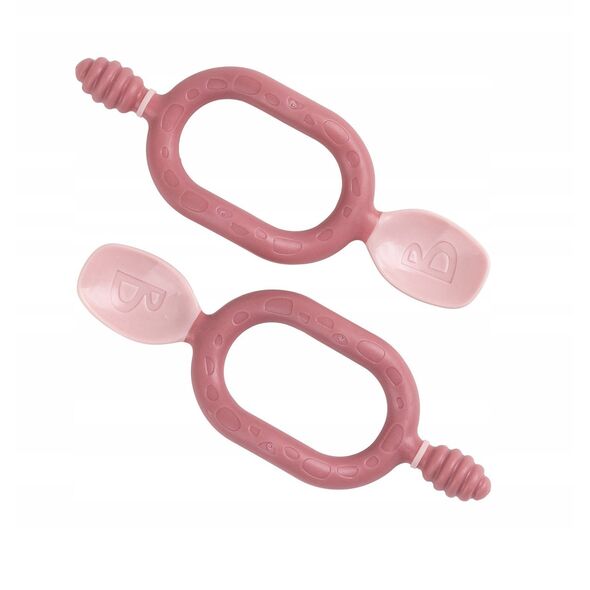 BIBADO spoon-teether, BLUSH TWO PACK, BIB216