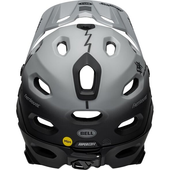 Bell Kask full face BELL SUPER DH Rozmiar kasku: M(55-59 cm), Wybierz kolor: Fasthouse Taco Tuesday Matte Gray Black