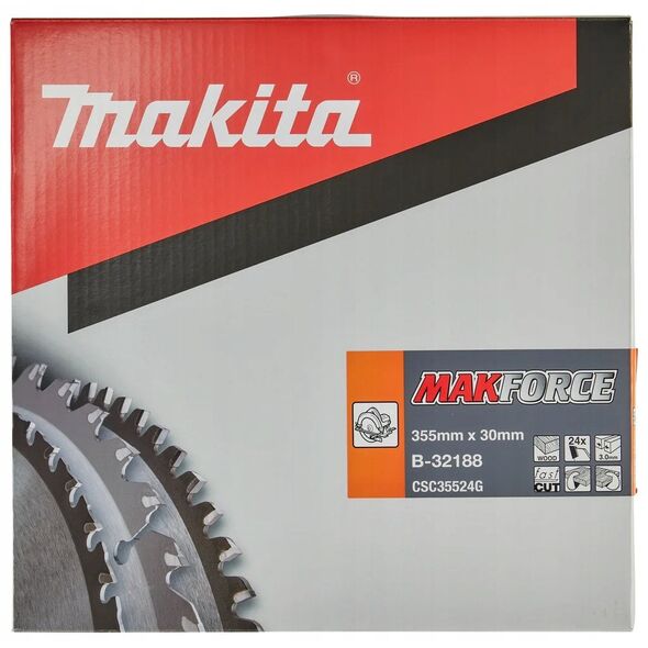 Πριόνι δίσκου Makita MAKITA CIRCULAR SAW 355x30x24z MAKFORCE WOOD