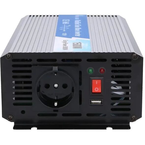 Extralink Opim-1500W | Przetwornica Napięcia | Samochodowa 12V, 1500W Modyfikowany Sinus