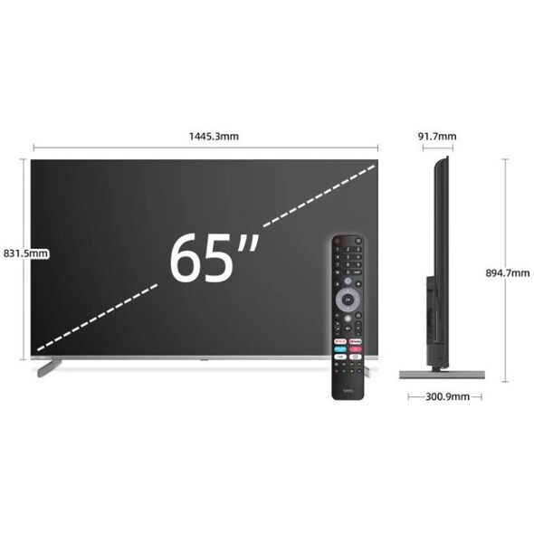 CHiQ M65QN9V TV 65", UHD MiniLED  Google TV DLG 120 Hz