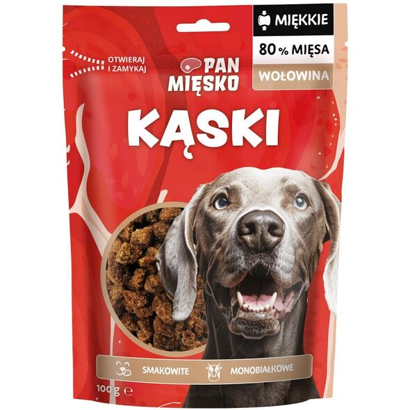 Przysmak dla psa Kąski Wołowina (dorosły) 100g
