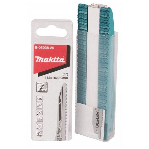 Makita MAKITA SABER SAW BLADE BIM 152x0.9mm /25pcs. METAL, PVC (FAST)